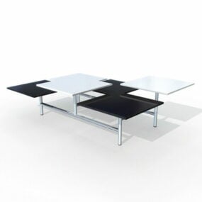 Tavolino da caffè di arte moderna per mobili modello 3d