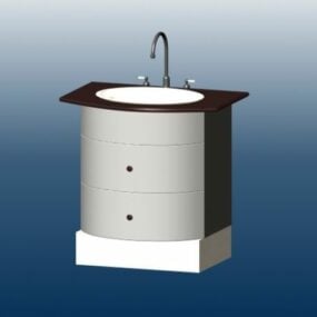 Moderne badeværelse Vanity 3d-model
