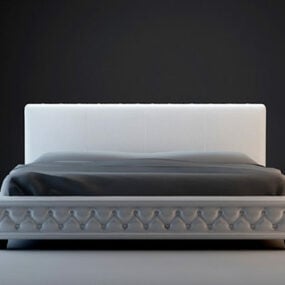 Modern Bed Set Furniture 3d model