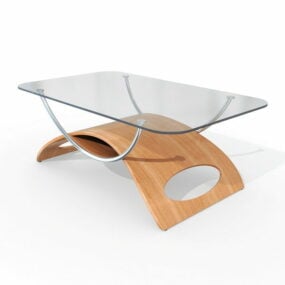 เฟอร์นิเจอร์โต๊ะกาแฟทันสมัยโต๊ะข้างโซฟาโมเดล 3 มิติ