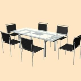 Modern Conference Room Furniture 3d model