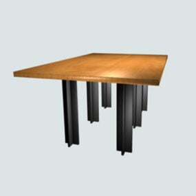 3д модель современного конференц-стола