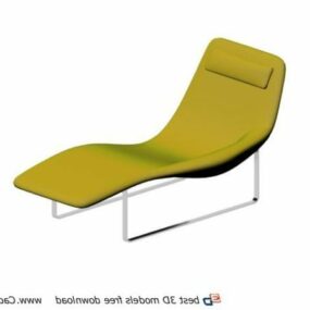 Furniture Modern Indoor Chaise Lounge 3d model