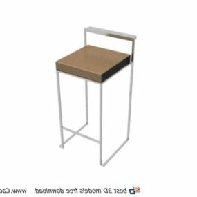 Modernit huonekalut keittiön baarituolit 3d-malli