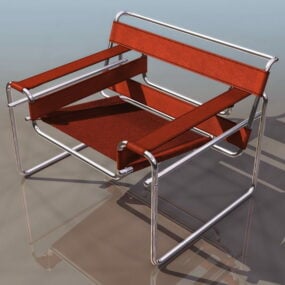 Modello 3d di mobili moderni per sedie per il tempo libero