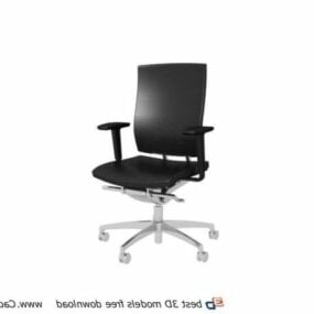 Modern Office Furniture Leather Swivel Chair 3d model