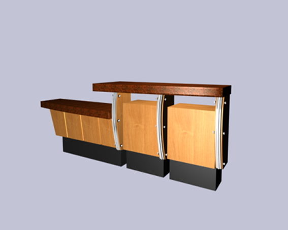 Modern Reception Counter Design
