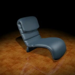 صندلی تکیه دار مدرن مدل سه بعدی