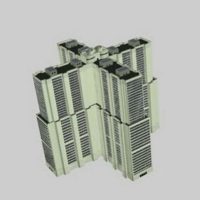 Modern Residential Buildings 3d model