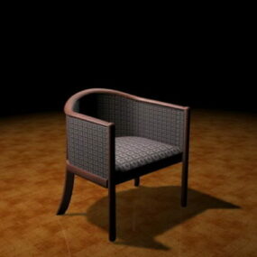 3д модель современного стула для ванны