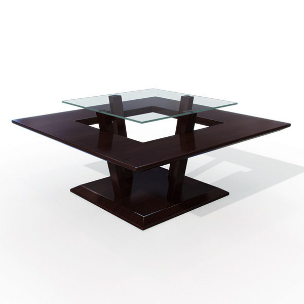 Furniture Modern Wooden Center Coffee Table