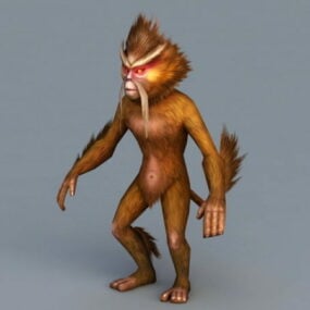 Monkey Beast 3d-modell