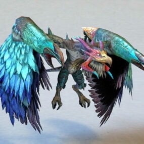 Monster Bird 3d-modell