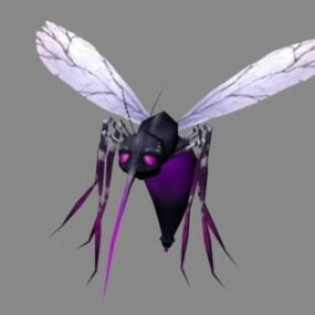 怪物蚊子角色3d模型
