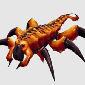 Monstruoso personaje de escorpión modelo 3d