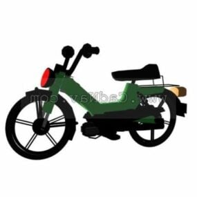 Moped Electrical Bicycle 3d model