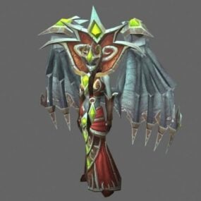 Mother Shahraz – Wow Character 3d-modell