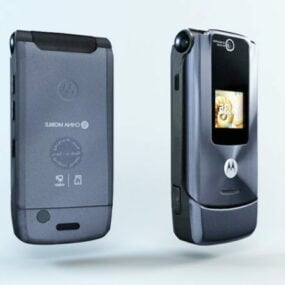 Motorola W510 flip-phone 3d-modell