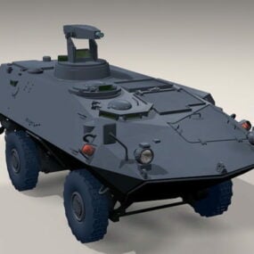 Mowag Armoured Wheeled Vehicle 3d model