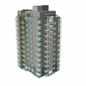 Multi Floor Housing 3d model