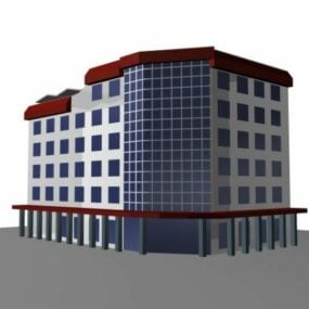 Multi-storey Office Building 3d model