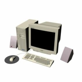 Multimedia computersysteem 3D-model