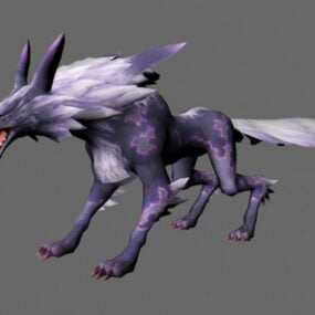 Mystic Wolf 3d model