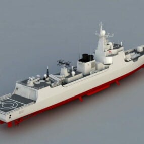 سفينة الفرقاطة البحرية نموذج 3D