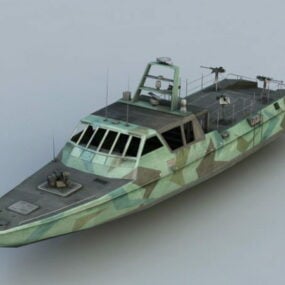 Navy Patrol Boat 3d model
