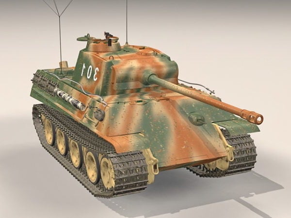 Nazi-Deutschland-Panther-Panzer