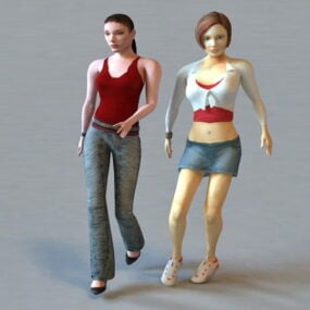 Need For Speed ​​Underground 2 Girls 3D-Modell
