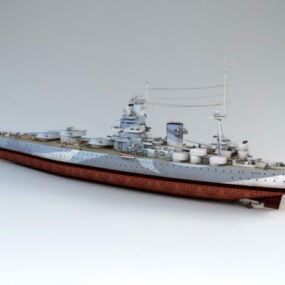 مدل سه بعدی کشتی جنگی کلاس نلسون