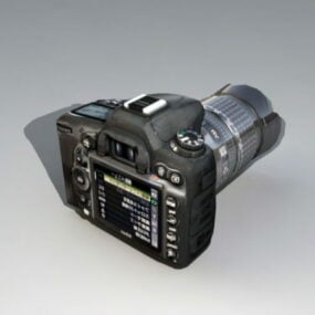 Nikon D7000 Dslr 3d model