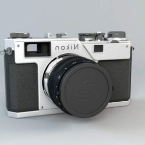Nikon Slr Camera 3d model