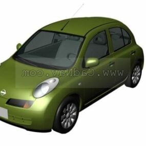 Nissan March Auto 3D-Modell