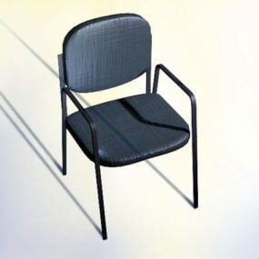 Krzesło biurowe bez kół Model 3D