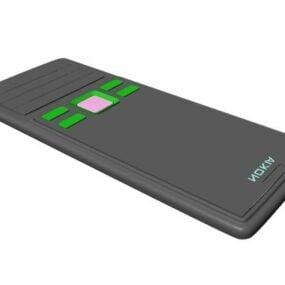 Nokia 6300 Mobiltelefon 3d-modell
