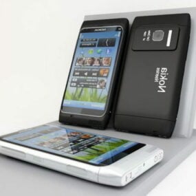 노키아 N8 스마트폰 3d 모델