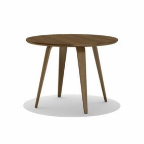 Muebles de mesa redonda Norman Cherner modelo 3d