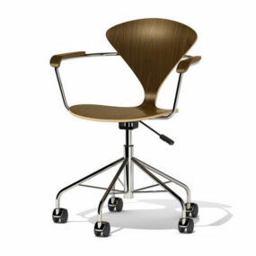 نموذج نورمان تشيرنر لأثاث كرسي المهام ثلاثي الأبعاد