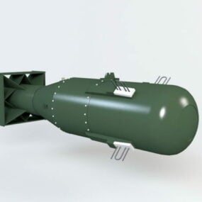Gbu12 Bomb Laser Guided 3d-modell