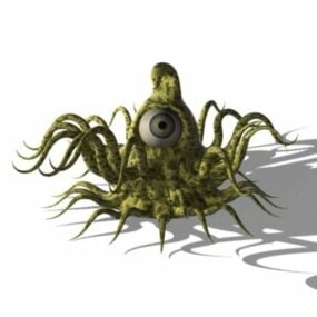 タコの海の怪物 3D モデル