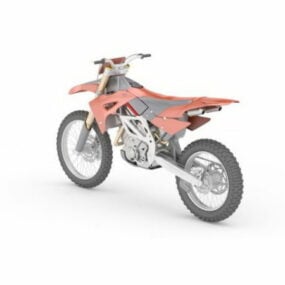Modelo 3D de motocicleta off-road