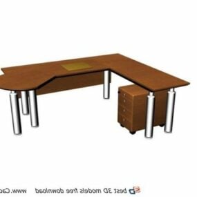 Kontormøbler Arbeidsstasjon Staff Desk 3d-modell