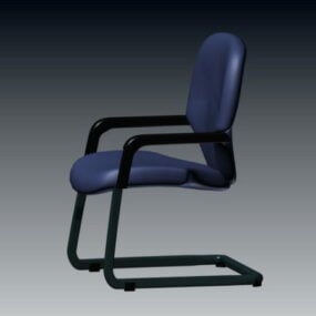 เก้าอี้เท้าแขนสำนักงานแบบ 3 มิติ