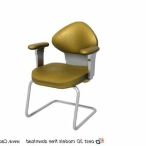 Office Furniture Cantilever Visitors Chair 3d model
