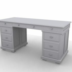 Office Executive Desk Furniture 3d model