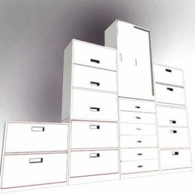 Office File Cabinets Furniture 3d model