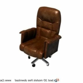 3д модель кожаного кресла Executive Boss для офиса