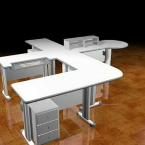 Office Partition Workbench 3d model